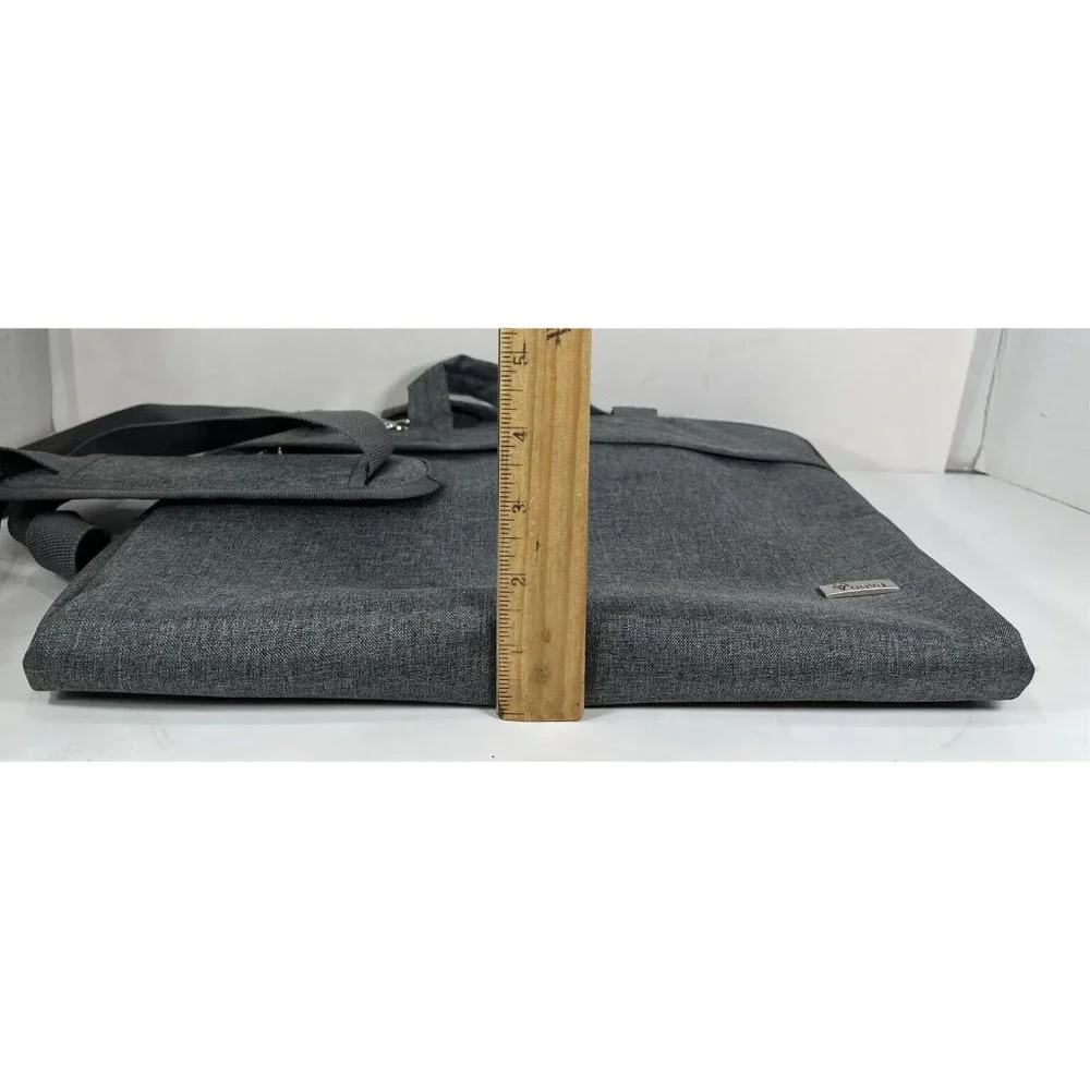 Voova Gray Padded Notebook Sleeve Bag with Strap
